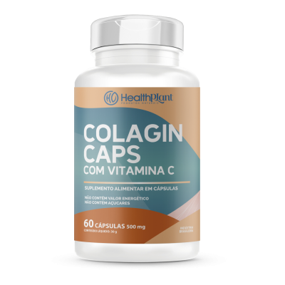 COLAGIN CAPS COM VITAMINA C - HEALTH PLANT