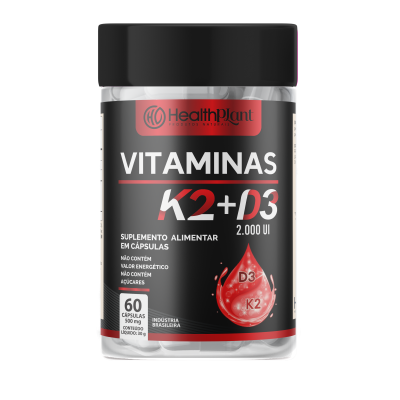 VITAMINA K2 + D3 - HEALTH PLANT